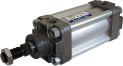 Picture of single acting pneumatic cylinder to VDMA 24562, NF E 49003.1 Picture of single acting pneumatic cylinder to VDMA 24562, NF E 49003.1