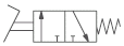 3/2-way valve, actuated by pedal 3/2-way valve, actuated by pedal