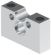 Link to foot mounting for rodless cylinder