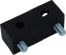 Link to foot mounting for rodless cylinder