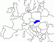 Map of the Europe - Slovakia Map of the Europe - Slovakia