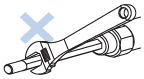 Please don't attempt to rotate the piston rod. Caution Please don't attempt to rotate the piston rod.