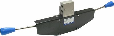 Picture of two-handed safety valve Picture of two-handed safety valve