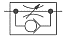 Symbol of unidirectional flow control valve Symbol of unidirectional flow control valve
