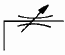 Symbol of unidirectional flow control valve Symbol of unidirectional flow control valve